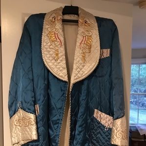 Vintage WW2 Japanese smoking jacket